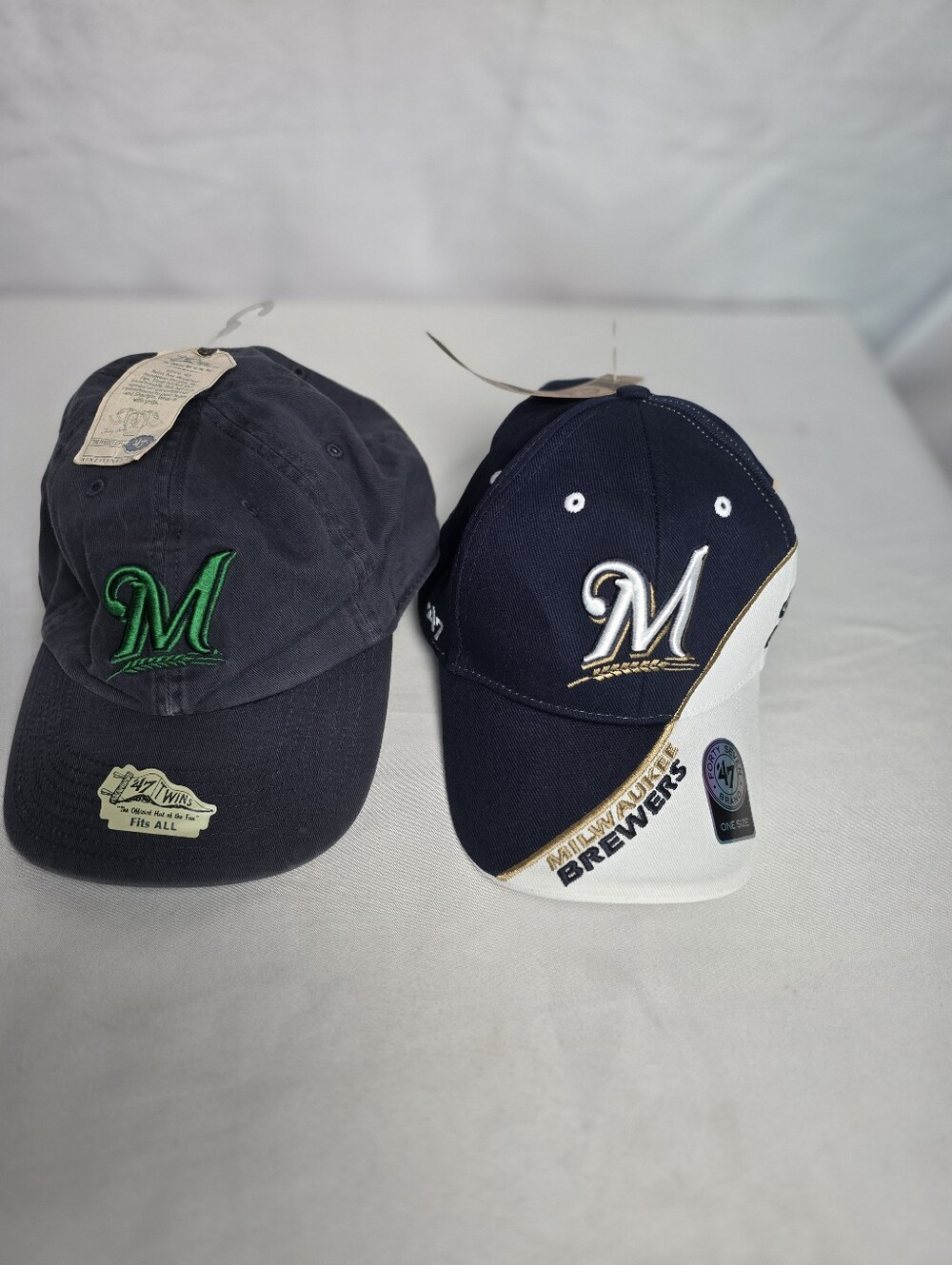 Milwaukee Brewers Lot Of 2 NWT Hats